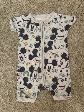 Little Sleepies Mickey Forever 6-12 Shorty